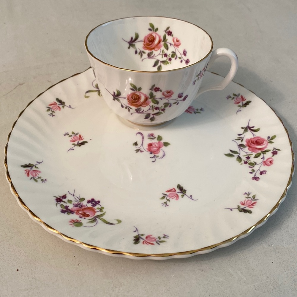 Royal Adderley Fragrance cup& snack plate